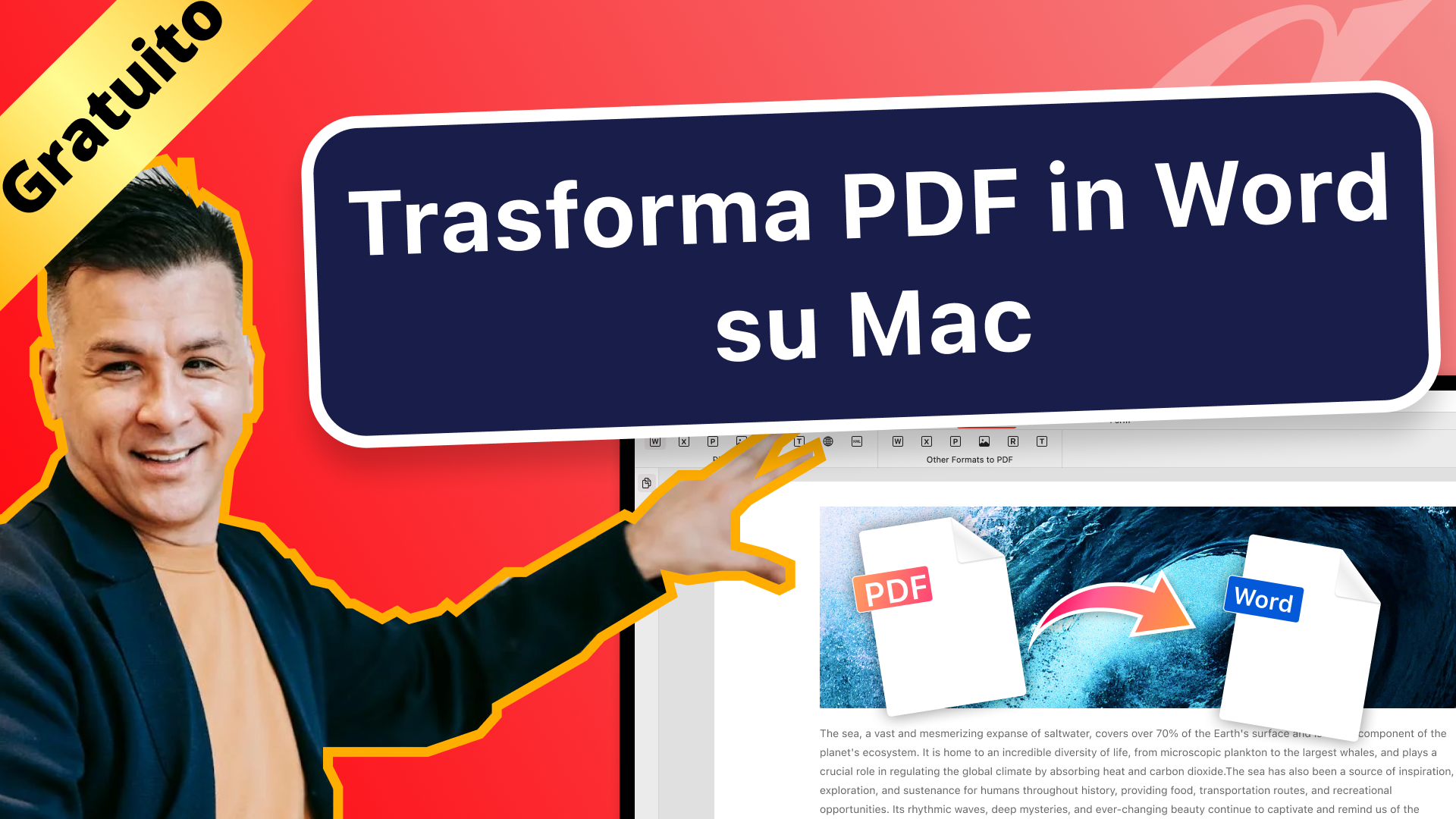 Trasforma PDF in Word su Mac 